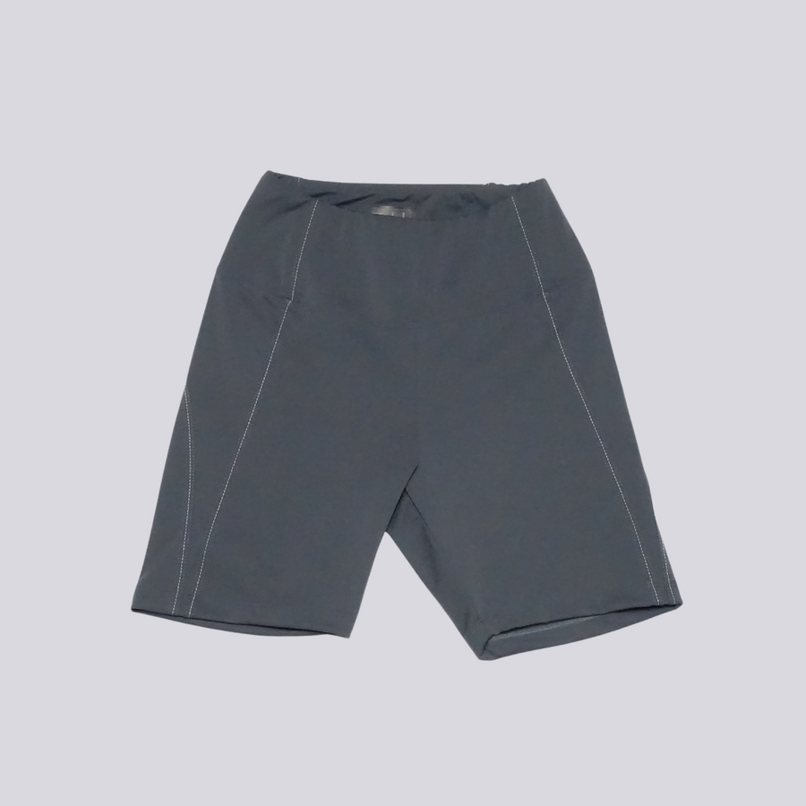 Essential Biker Shorts - Slate Gray